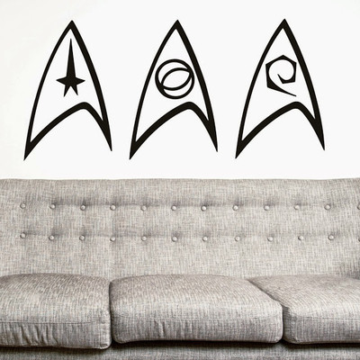 50% OFF on DeStudio Star Trek Shields Sci Fi Tv Decal Wall Sticker Sticker