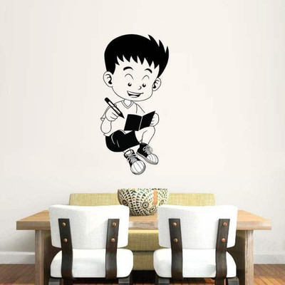 43% OFF on Hoopoe Decor Studying boy Wall Sticker Pack of 1 43% OFF on Hoopoe Decor Studying boy Wall Sticker Pack of 1