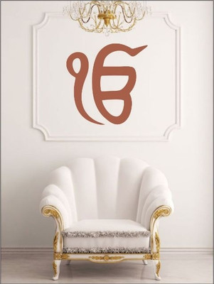 71% OFF on Wall1ders Ek Onkar PVC Vinyl Sticker Pack of 1