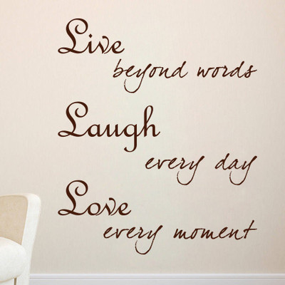 62% OFF on D��cor Kafe Decal Style Live Laugh Love Wall Art Tiny Size-15*18 Inch Wall Sticker Sticker Pack of 1 62% OFF on D��cor Kafe Decal Style Live Laugh Love Wall Art Tiny Size-15*18 Inch Wall Sticker Sticker Pack of 1