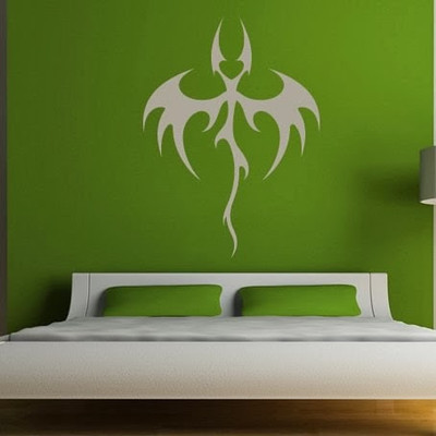 50% OFF on DeStudio DeStudio Bat Dragon Tribal Wall Stickers Size MEGA WALL STICKER Sticker