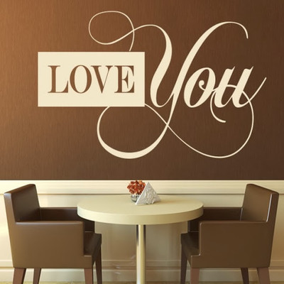 50% OFF on DeStudio DeStudio Love You Wall Stickers Size GIANT WALL STICKER Sticker