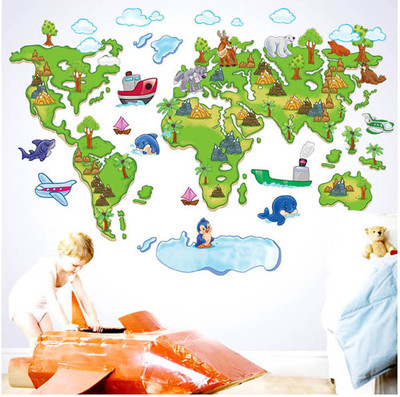 66% OFF on Uberlyfe World Trip Map Art Vinyl Sticker Pack of 1 66% OFF on Uberlyfe World Trip Map Art Vinyl Sticker Pack of 1