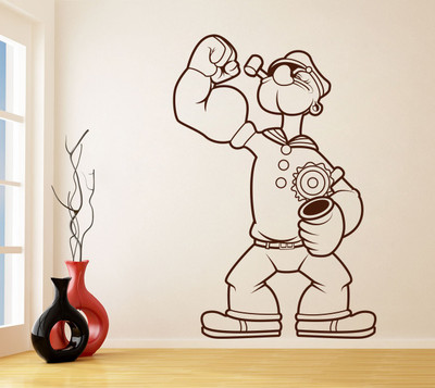 69% OFF on D��cor Kafe Decal Style Popeye Wall Art Small Size-14*21 Inch Wall Sticker Sticker Pack of 1 69% OFF on D��cor Kafe Decal Style Popeye Wall Art Small Size-14*21 Inch Wall Sticker Sticker Pack of 1