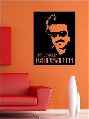 82% OFF on Wall1ders Rajnikanth Sticker Sticker Pack of 1