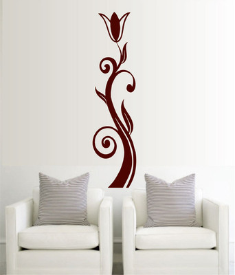 Ritzy Floral Living Room Wall Decal Sticker Ritzy Floral Living Room Wall Decal Sticker