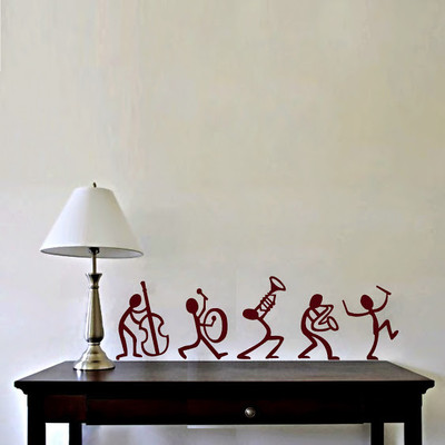 50% OFF on DeStudio DeStudio Enjoy With Band Two Wall Stickers Size MEGA WALL STICKER Sticker
