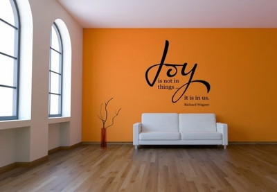 84% OFF on DeStudio DeStudio Joy Is Not In Things One Wall Stickers Size JUMBO WALL STICKER Sticker