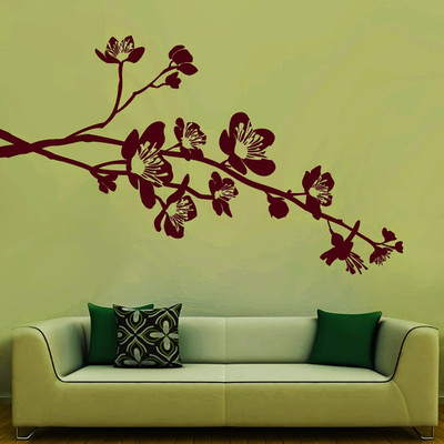 87% OFF on DeStudio Flowers On Branch Two Size Tiny Wall Sticker