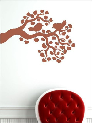 82% OFF on Wall1ders Birds On Branch Silhouette PVC Vinyl Sticker Sticker Pack of 1