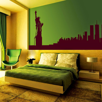 50% OFF on DeStudio DeStudio Statue Of Liberty Two Wall Stickers Size SUPER WALL STICKER Sticker