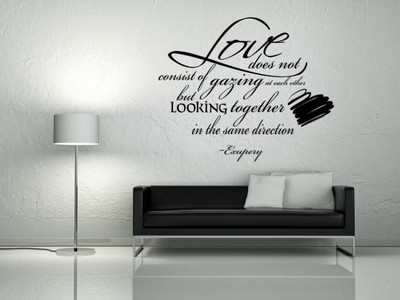 50% OFF on DeStudio DeStudio Love Does Not Consist One Wall Stickers Size MEGA WALL STICKER Sticker