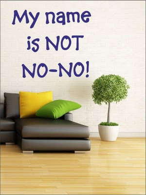 37% OFF on Wall1ders No No PVC Vinyl Sticker Pack of 1