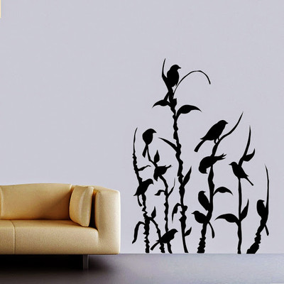 66% OFF on DeStudio DeStudio Birds In Field Wall Stickers Size SMALL WALL STICKER Sticker