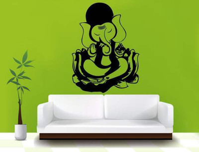 45% OFF on Hoopoe Decor Lord Ganesha Wall Sticker Pack of 1
