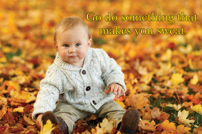 16% OFF on Inspirational Poster - Do Something Good That Makes You Sweat Paper Print