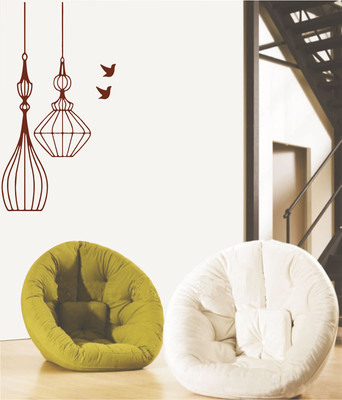 50% OFF on Ritzy Birds Out Of Cage Iia Wall Decal Sticker