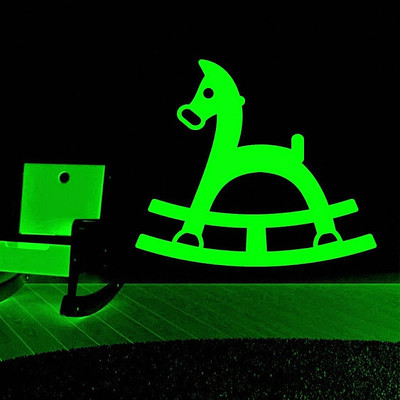 50% OFF on DeStudio Rocking Horse Glow In Dark Wall Sticker