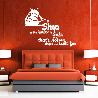 30% OFF on Creative Width Decor Ship In The Harbour Vinyl Sticker Sticker Pack of 1 30% OFF on Creative Width Decor Ship In The Harbour Vinyl Sticker Sticker Pack of 1