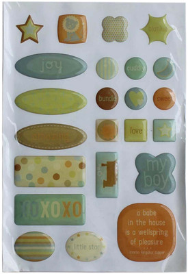 Tootpado Vivid for Crafts and Scrapbooking Love Epoxy Sticker