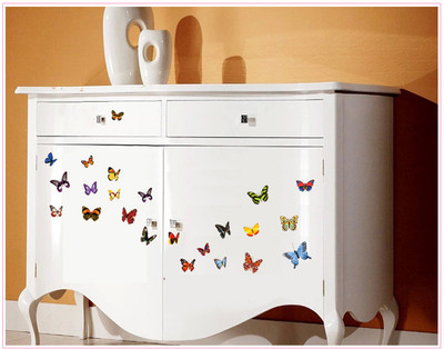 70% OFF on WoW Wall Stickers ColorFul Butterfly Familys AY1043A Wall PVC Removable Sticker