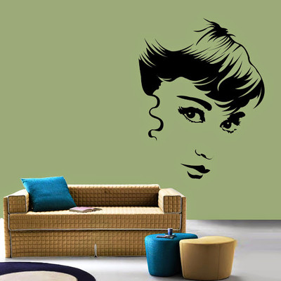 50% OFF on DeStudio DeStudio Audrey Hepburn Wall Stickers Size LARGE WALL STICKER Sticker