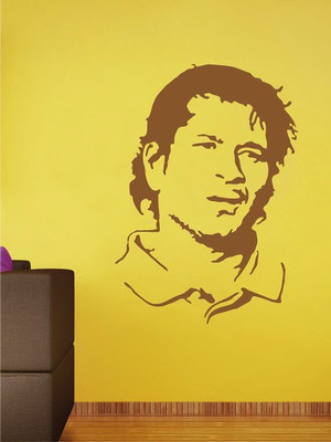 Wall1ders Sachin Close-up PVC Vinyl Sticker Pack of 1 Wall1ders Sachin Close-up PVC Vinyl Sticker Pack of 1