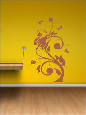 82% OFF on Wall1ders Butterfly Tree PVC Vinyl Sticker Sticker Pack of 1
