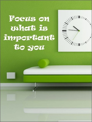 87% OFF on Wall1ders Focus PVC Vinyl Sticker Pack of 1