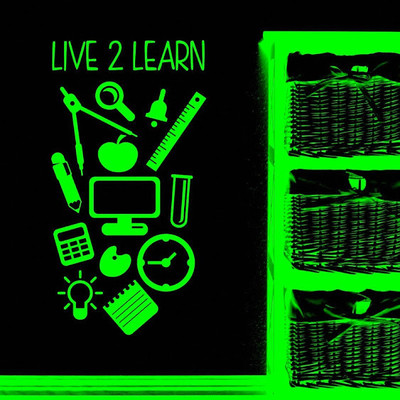 50% OFF on DeStudio Live 2 Learn Glow In Dark Wall Sticker