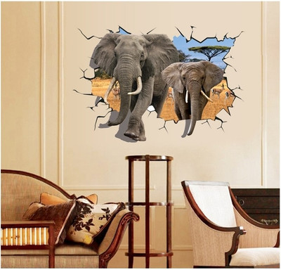 58% OFF on WOW Wall sticker African Elephant King 3d Wall Ay8006 PVC Removable Sticker 58% OFF on WOW Wall sticker African Elephant King 3d Wall Ay8006 PVC Removable Sticker