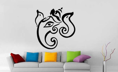 40% OFF on Hoopoe Decor Lord Ganesha Wall Sticker Pack of 1