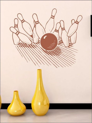 80% OFF on Wall1ders Bowling PVC Vinyl Sticker Sticker Pack of 1