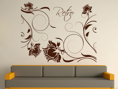 86% OFF on D��cor Kafe Decal Style Retro Roses Wall Art Medium Size-35*28 Inch Wall Sticker Sticker Pack of 1 86% OFF on D��cor Kafe Decal Style Retro Roses Wall Art Medium Size-35*28 Inch Wall Sticker Sticker Pack of 1
