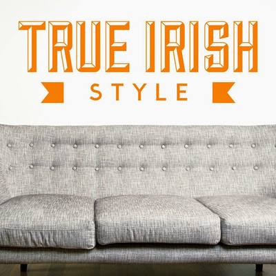50% OFF on DeStudio True Irish Fun Ireland Home Color Orange Size 135 X 60 Cms Wall Sticker