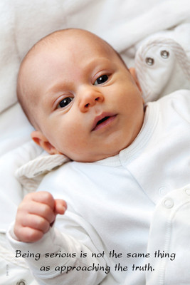 16% OFF on Quote For Being Serious Poster Paper Print