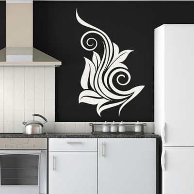 50% OFF on DeStudio Floral Edge Wall One Size Giant WALL STICKER Sticker