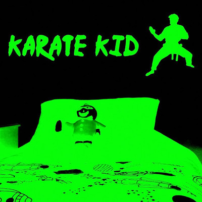 50% OFF on DeStudio Karate Kid Glow In Dark Wall Sticker