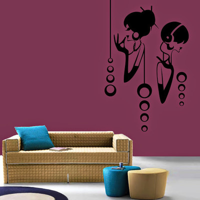 66% OFF on DeStudio DeStudio Ladies Corner Wall Stickers Size SMALL WALL STICKER Sticker