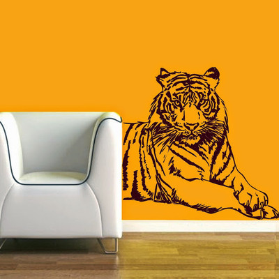 50% OFF on DeStudio DeStudio Tiger Two Wall Stickers Size MEGA WALL STICKER Sticker