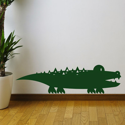 50% OFF on DeStudio Alligator Silhouette Wall Sticker Sticker 50% OFF on DeStudio Alligator Silhouette Wall Sticker Sticker