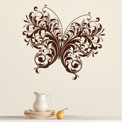 84% OFF on D��cor Kafe Decal Style Butterfly Wall Art Large Size-32*27 Inch Wall Sticker Sticker Pack of 1 84% OFF on D��cor Kafe Decal Style Butterfly Wall Art Large Size-32*27 Inch Wall Sticker Sticker Pack of 1