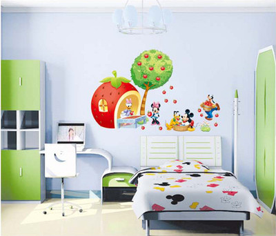 33% OFF on Pindia Mickey World Wall Sticker