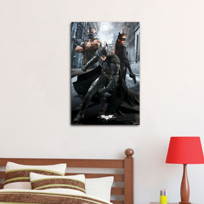 25% OFF on Posterboy Batman Bane Catwoman Peel and Stick Wall Decal Vinyl Sticker Pack of 1