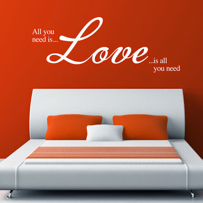 50% OFF on DeStudio Love All You Need Bedroom Lounge Living Room Quote Home Color White Size 135 X 60 Cms Wall Sticker 50% OFF on DeStudio Love All You Need Bedroom Lounge Living Room Quote Home Color White Size 135 X 60 Cms Wall Sticker