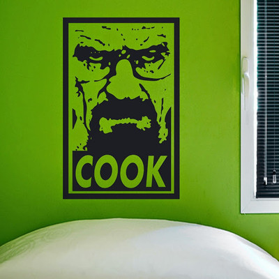 50% OFF on DeStudio Cook Heisenberg Tv Fun2 Color Black Size 150 X 60 Cms Wall Sticker