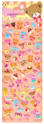 Ollington St. Collection Bear & Toys Glow Sticker