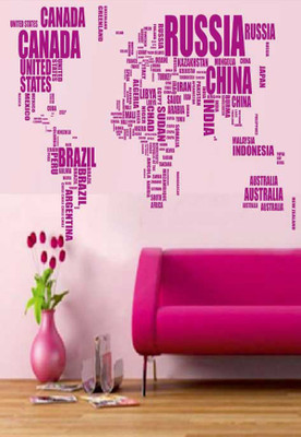 35% OFF on Ritzy World Map Living Room Wall Decal Sticker 35% OFF on Ritzy World Map Living Room Wall Decal Sticker