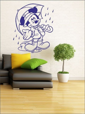 71% OFF on Wall1ders Micky In The Rain PVC Vinyl Sticker Pack of 1 71% OFF on Wall1ders Micky In The Rain PVC Vinyl Sticker Pack of 1