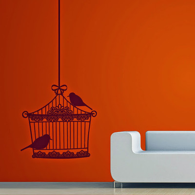 87% OFF on DeStudio Love Birds Two Size Tiny Wall Sticker